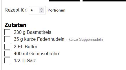 LIBANESISCHER BUTTERREIS
